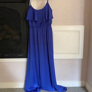 Blue maxi dress